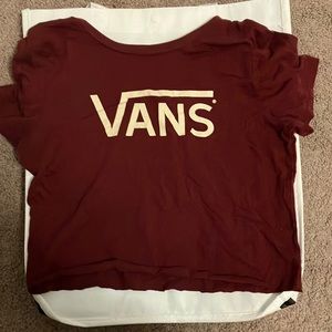Vans crop top, never worn. Small